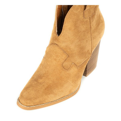 Cowboy boots on a higher camel Gaja - Footwear 1