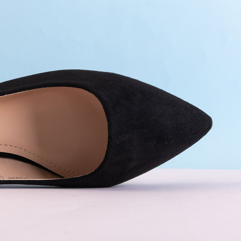 Black women's flat sandals Amaret - Footwear