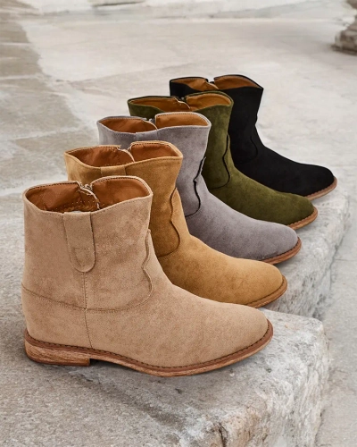Royalfashion Royalfashion Western-style boots on a covered wedge Patorias