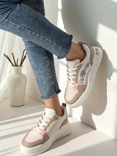 Royalfashion Women's sneakers with glitter Samoles