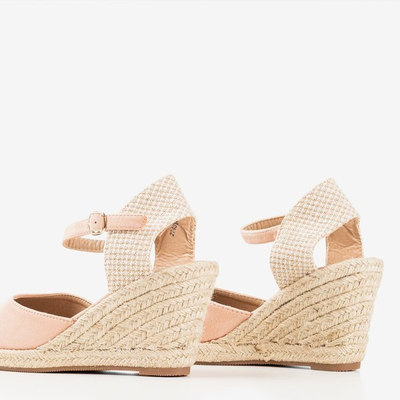 Powder wedge sandals a'la espadrilles Tidem - Shoes