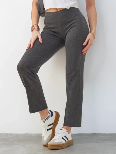 Royalfashion Sieviešu vienkāršas kokvilnas legingu bikses