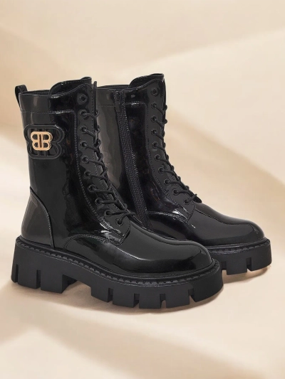 Royalfashion Sieviešu darba apavu ķēdas zābaki Milloze