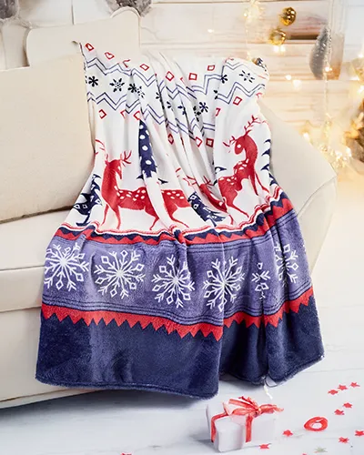 Рождественское одеяло Royalfashion 160x200
