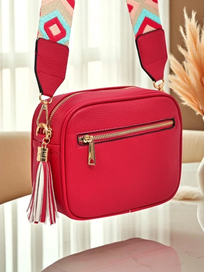 Royalfashion Small Women's Eco-Leather Handbag with Colorful Strap Kovi Lace