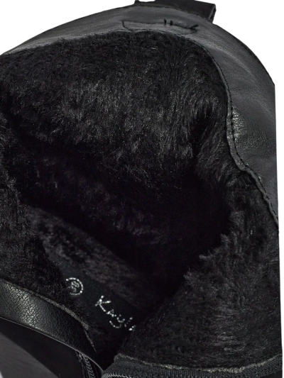 Женские ковбойские ботинки на каблуке с декоративными вставками Cendria