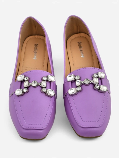 Royalfashion Sieviešu mokasīni ar rhinestones Lecilla