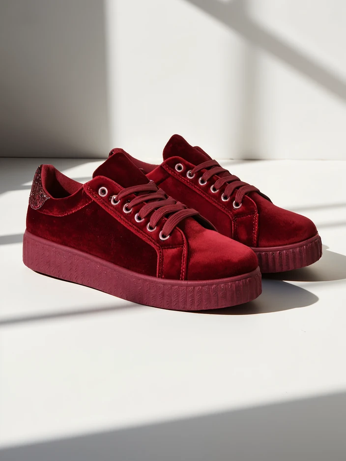 Royalfashion Women's Sneakers a'la Velvet Mixose
