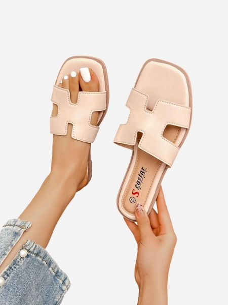 Royalfashion Women's flat-soled sliders Eval