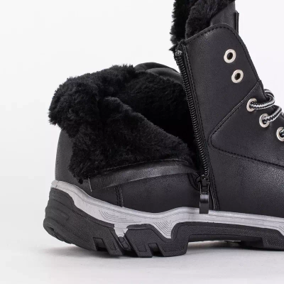 OUTLET Black men's winter boots by Ogitso - Footwear