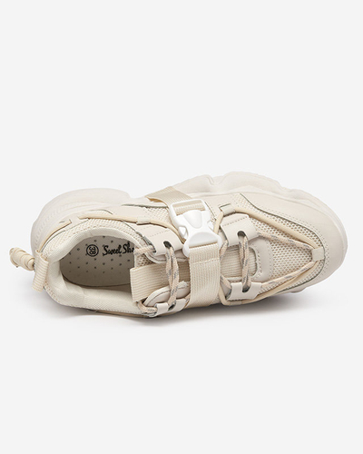 Bēšas sieviešu sporta apavu kedas Electri - Footwear