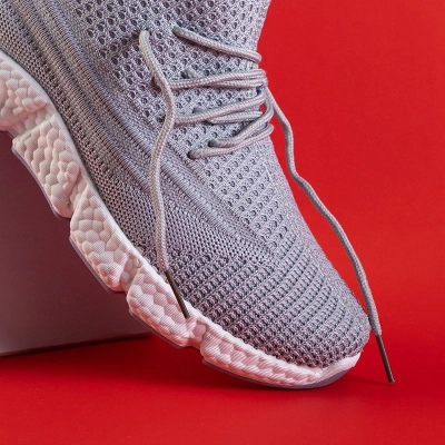 OUTLET Gray sports shoes for women Cishe - Footwear