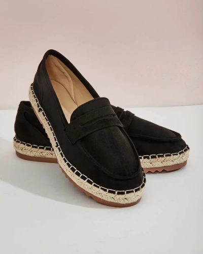 Royalfashion Sieviešu zamšādas mokasīni eko Monum