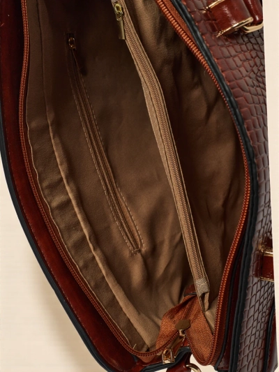 Toebka damska shopper eko skórzana z tłoczeniem Iron Lace