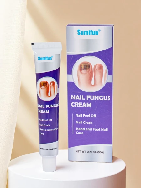 Cream soothing symptoms of nail fungus