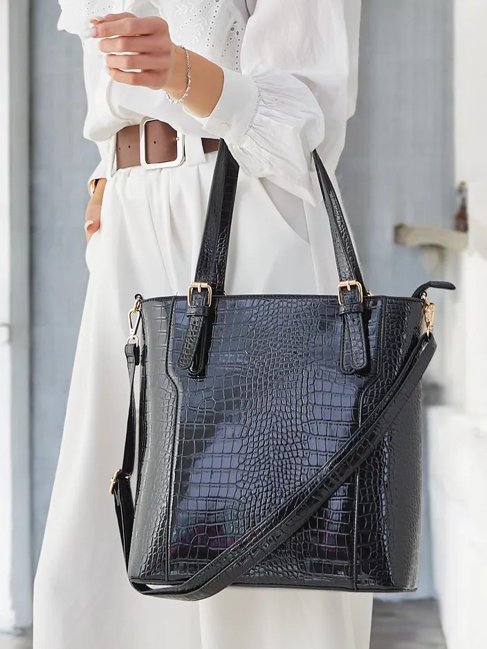 Royalfashion Лакированная женская сумочка с тиснением