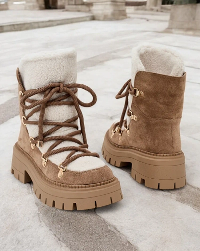 Royalfashion Lozin sieviešu sniega zābaki ar mežģīnēm