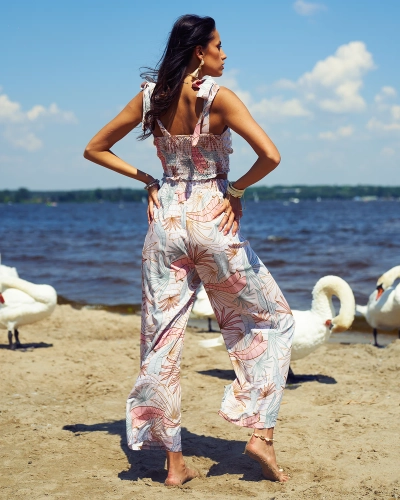 Royalfashion Patterned women's set in light pink