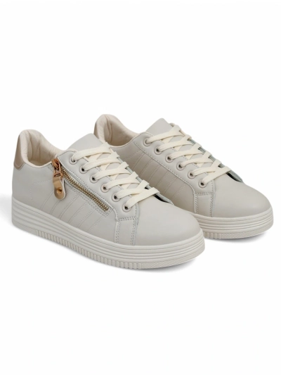 Royalfashion Sieviešu sporta sneakers ar dekoratīvo rāvējslēdzēju Evrove