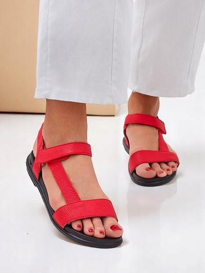 Royalfashion sieviešu sandales ar plakanu zoli Lillia