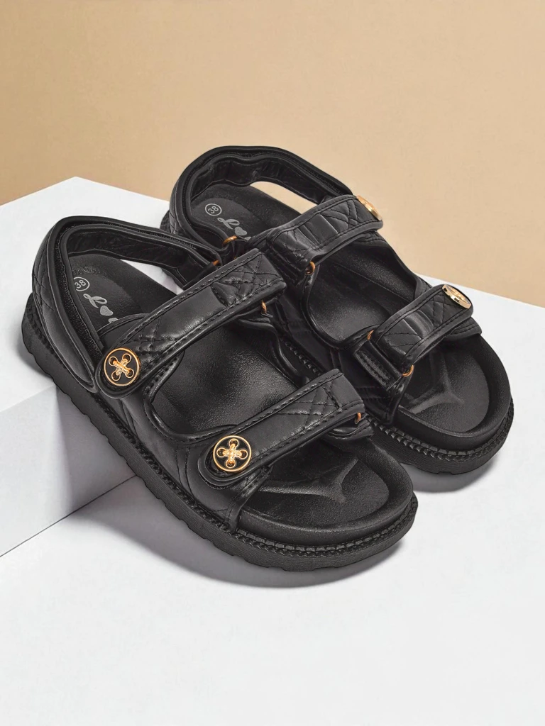 Royalfashion Sieviešu sandales ar biezāku zoli Vivere