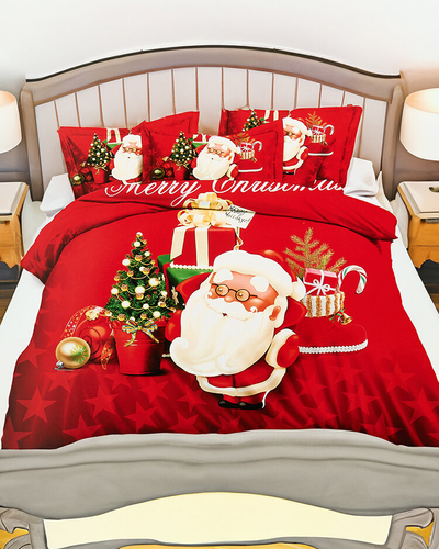 Royalfashion Gultas veļa ar rakstu 200x220 komplekts 3 DAĻAS