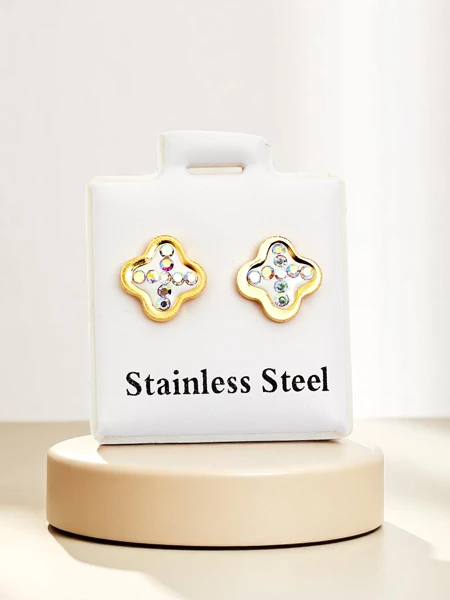 Royalfashion Women's earrings with cubic zirconia