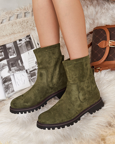 Royalfashion Sieviešu zābaki Gebimma no eko zamšādas