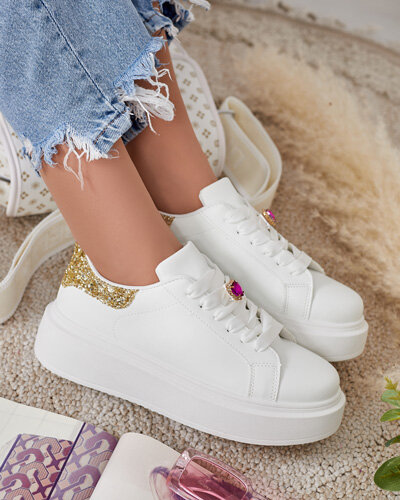 Royalfashion Sieviešu sporta apavi uz platformas Cinkci