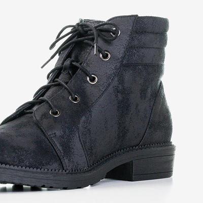 Black women's bags with decorative abrasions Tusyon - Shoes