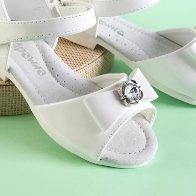 OUTLET Children's white sandals Liawa - Footwear