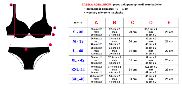 Oranžs ziedu peldkostīms - Apakšveļa