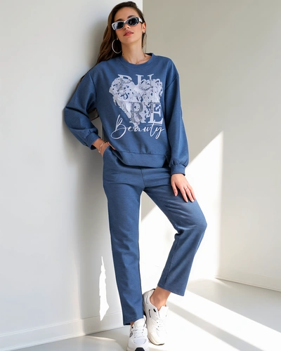 Royalfashion Women's viscose set with print