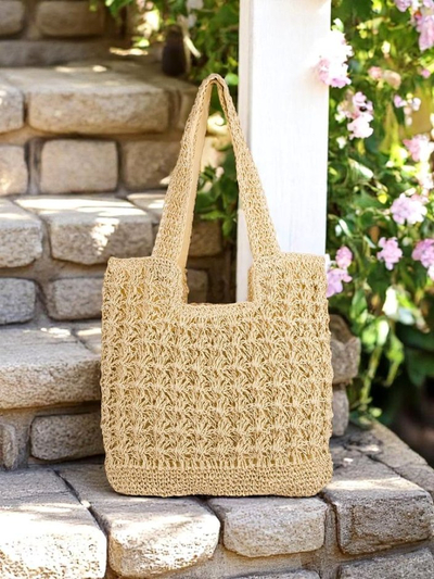 Royal Fashion Large Women's Sunny Straw Handbag