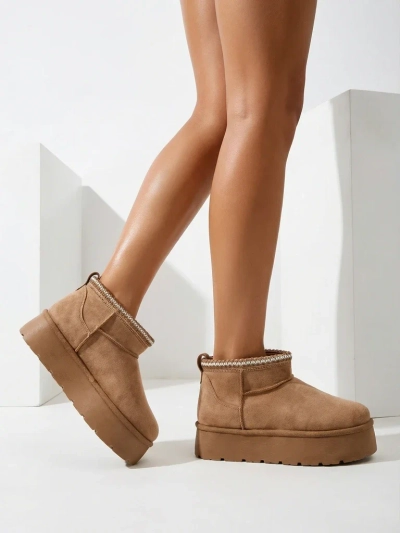 Royalfashion Sieviešu īsie zābaki a'la sniega zābaki Xoalla