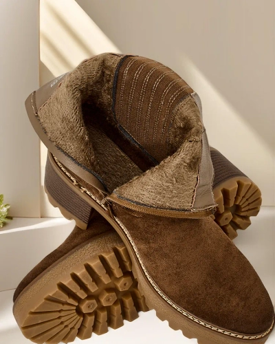 Royalfashion Eco-suede women's ankle boots on a pillar Segiag