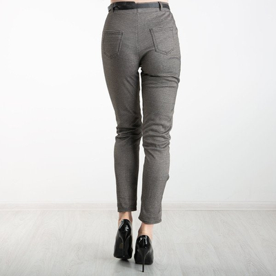 Houndstooth trousers PLUS SIZE - Trousers 1