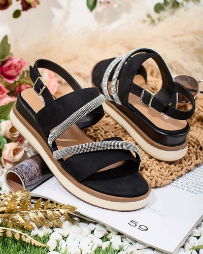 Royalfashion Женские сандалии Obissa на низком каблуке