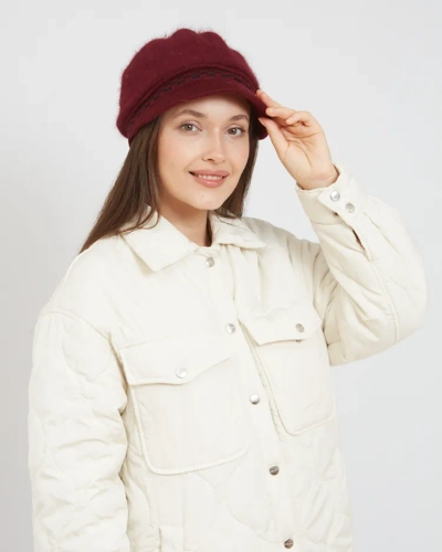 Royalfashion Women's Beret with Visor