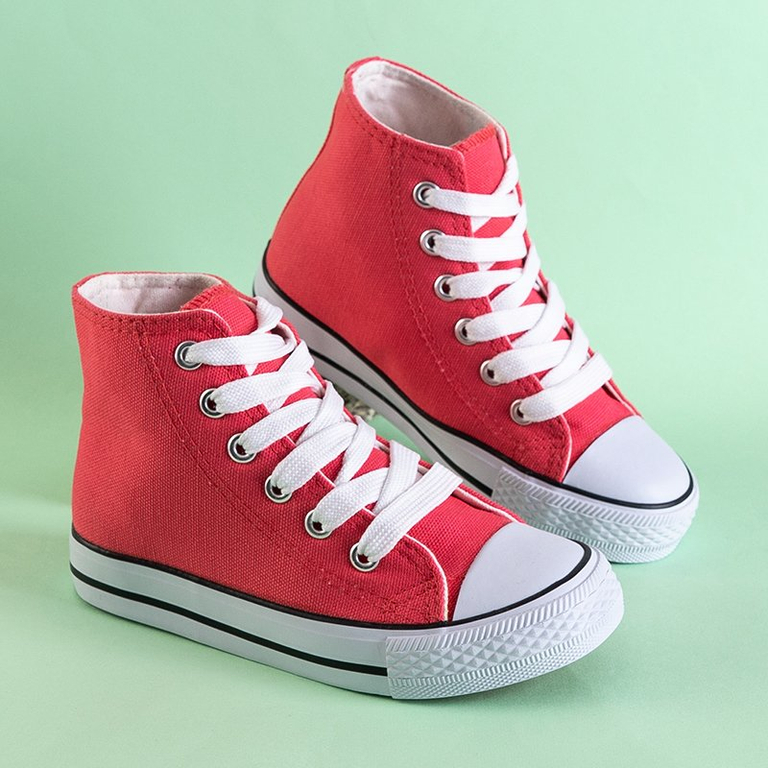 Coral children's high sneakers Wikitoria - Footwear