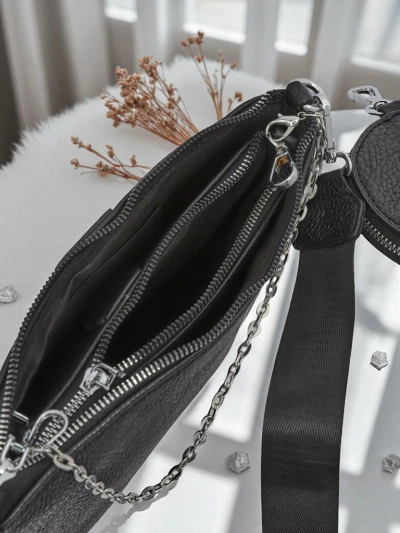 Scylla Multi-functional Women's Handbag in Black Eco-Leather