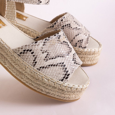 Serpentine women's platform sandals Almira - Footwear