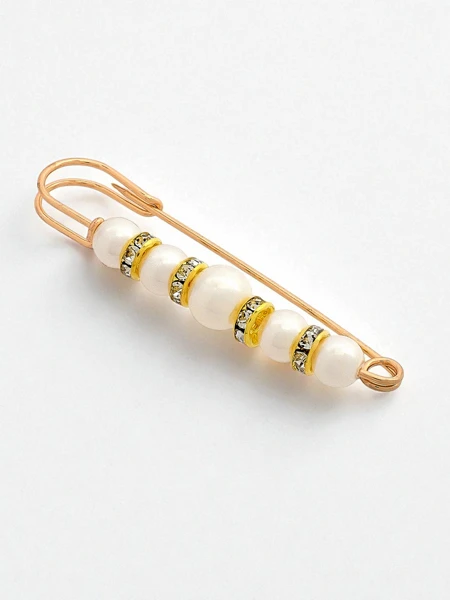 Decorative women's brooch with pearls Anthea Aurelia