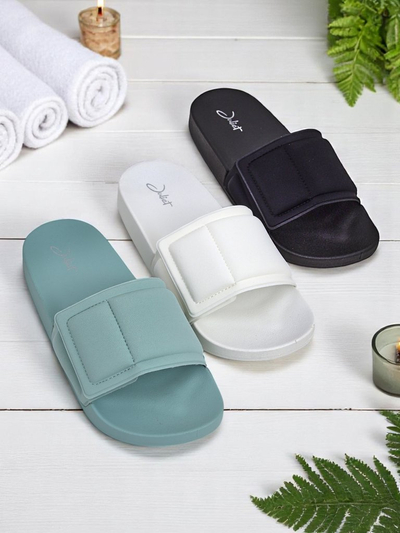 Royalfashion Женские шлепанцы на плоской подошве FlexiWalk