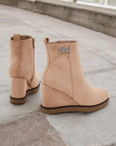 Royalfashion Sieviešu zābaki uz kājiņām Serda