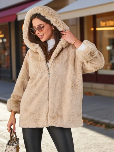 Royalfashion Women's faux fur Jacket