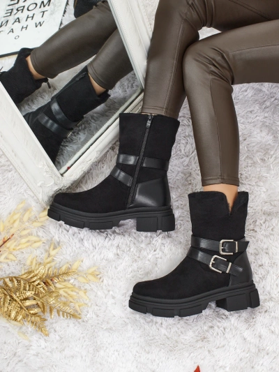 Women's High Eco Suede Ankle Boots Callire