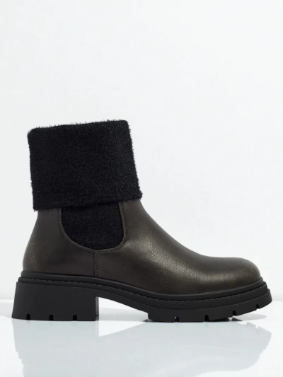 Moteriški eko odos botiljonai su kailiuku Kesy