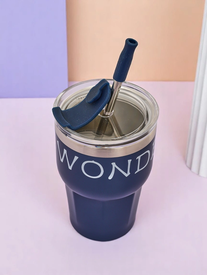 Royalfashion Termiskā krūze ar salmiņu Skaista