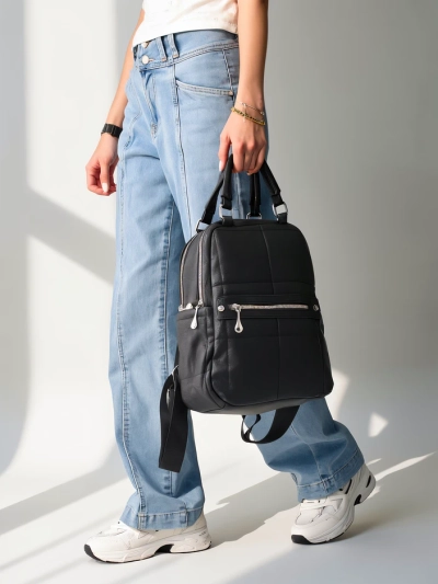 Royalfashion Sieviešu ekoloģiskās ādas mugursoma